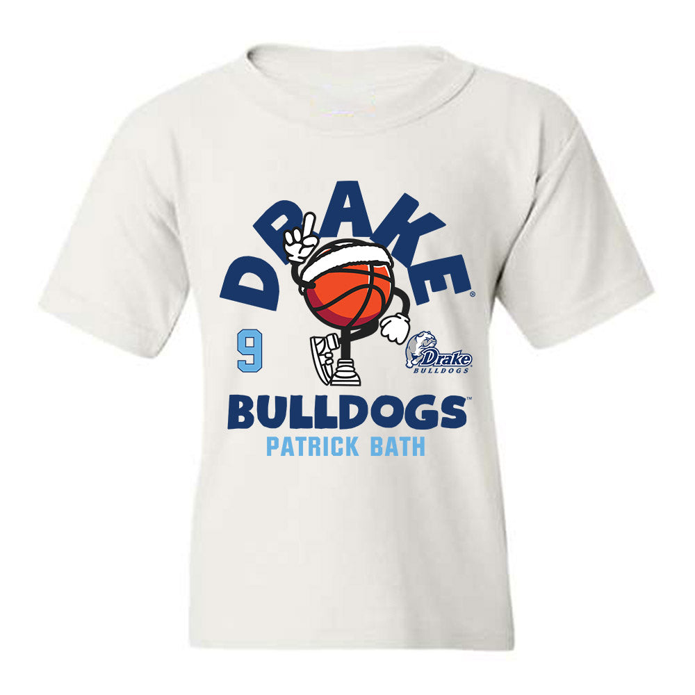 Drake - NCAA Men's Basketball : Patrick Bath - Youth T-Shirt Fashion Shersey