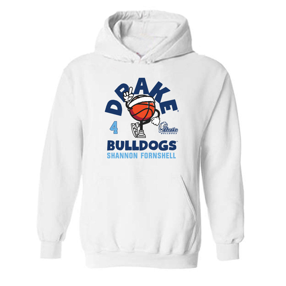 Drake - NCAA Women's Basketball : Shannon Fornshell - Hooded Sweatshirt Fashion Shersey