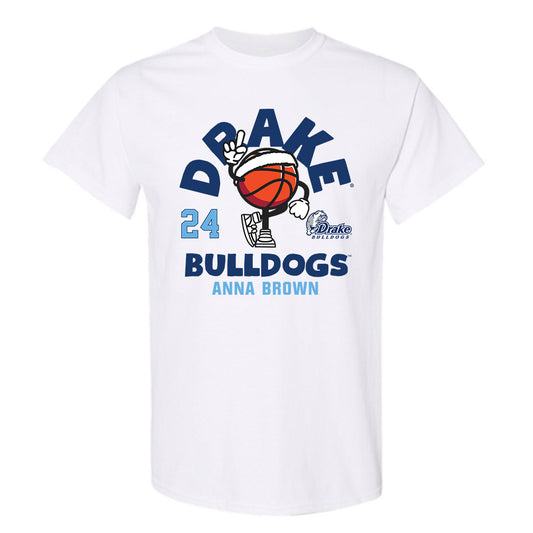 Drake - NCAA Women's Basketball : Anna Brown - T-Shirt Fashion Shersey