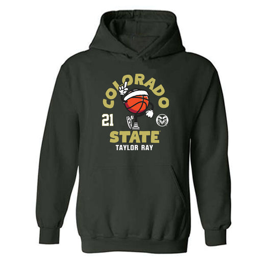Colorado State - NCAA Women's Basketball : Taylor Ray - Hooded Sweatshirt Fashion Shersey