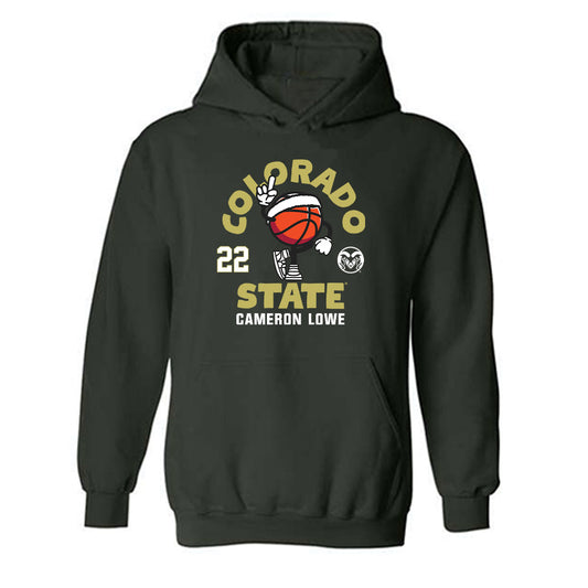 Colorado State - NCAA Men's Basketball : Cameron Lowe - Hooded Sweatshirt Fashion Shersey