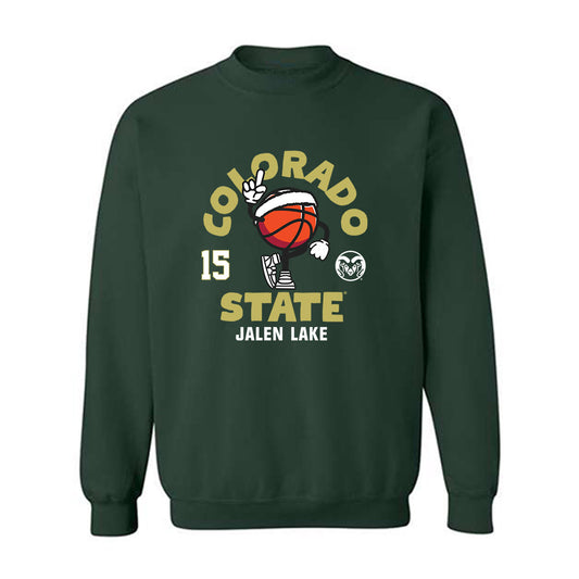 Colorado State - NCAA Men's Basketball : Jalen Lake - Crewneck Sweatshirt Fashion Shersey