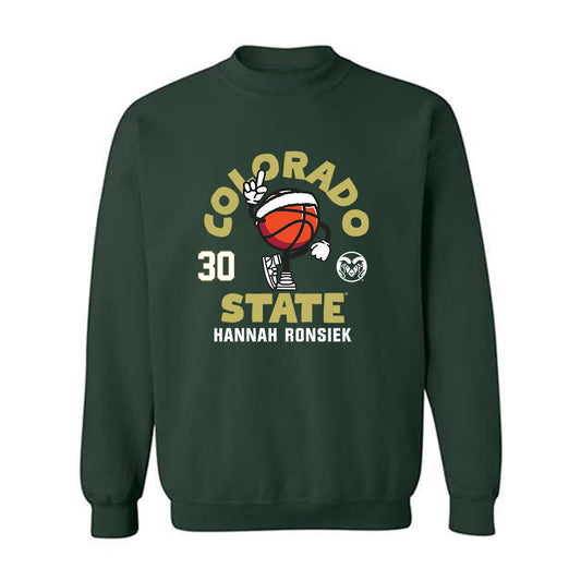 Colorado State - NCAA Women's Basketball : Hannah Ronsiek - Crewneck Sweatshirt Fashion Shersey