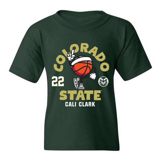 Colorado State - NCAA Women's Basketball : Cali Clark - Youth T-Shirt Fashion Shersey