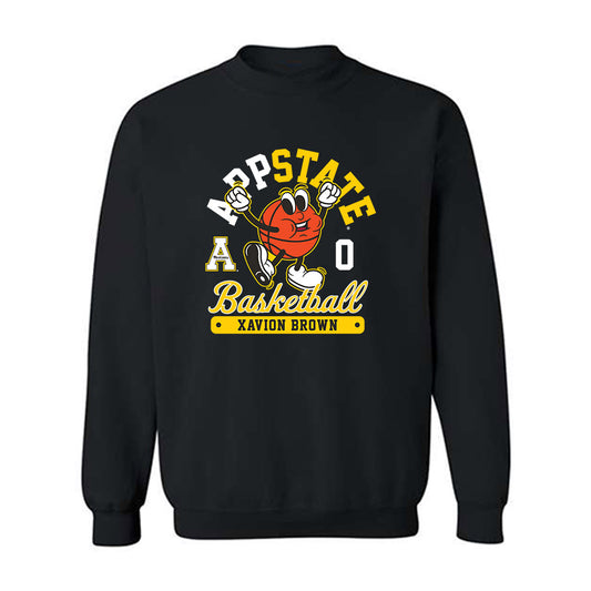 App State - NCAA Men's Basketball : Xavion Brown - Crewneck Sweatshirt Fashion Shersey