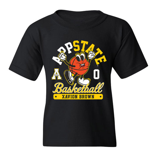 App State - NCAA Men's Basketball : Xavion Brown - Youth T-Shirt Fashion Shersey