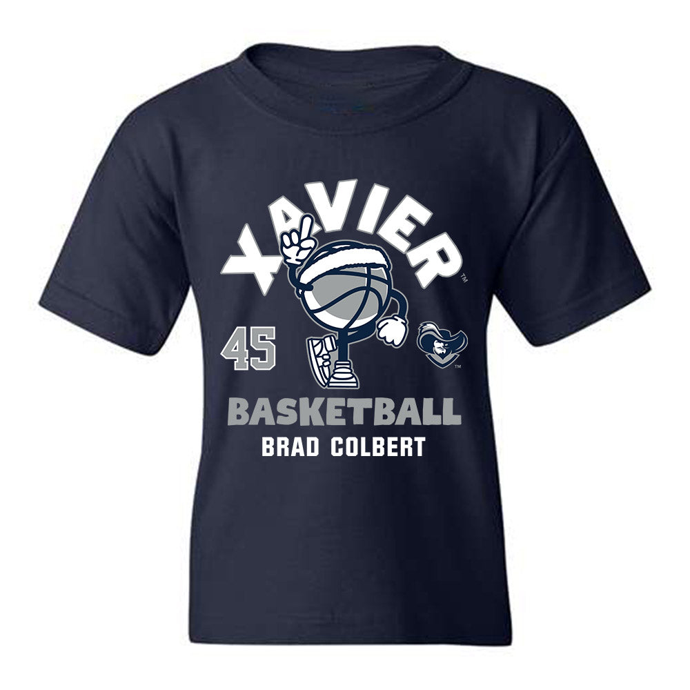 Xavier - NCAA Men's Basketball : Brad Colbert - Youth T-Shirt Fashion Shersey