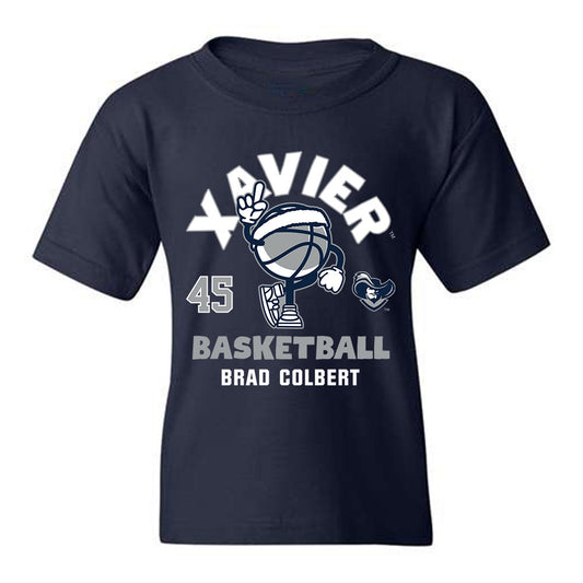 Xavier - NCAA Men's Basketball : Brad Colbert - Youth T-Shirt Fashion Shersey