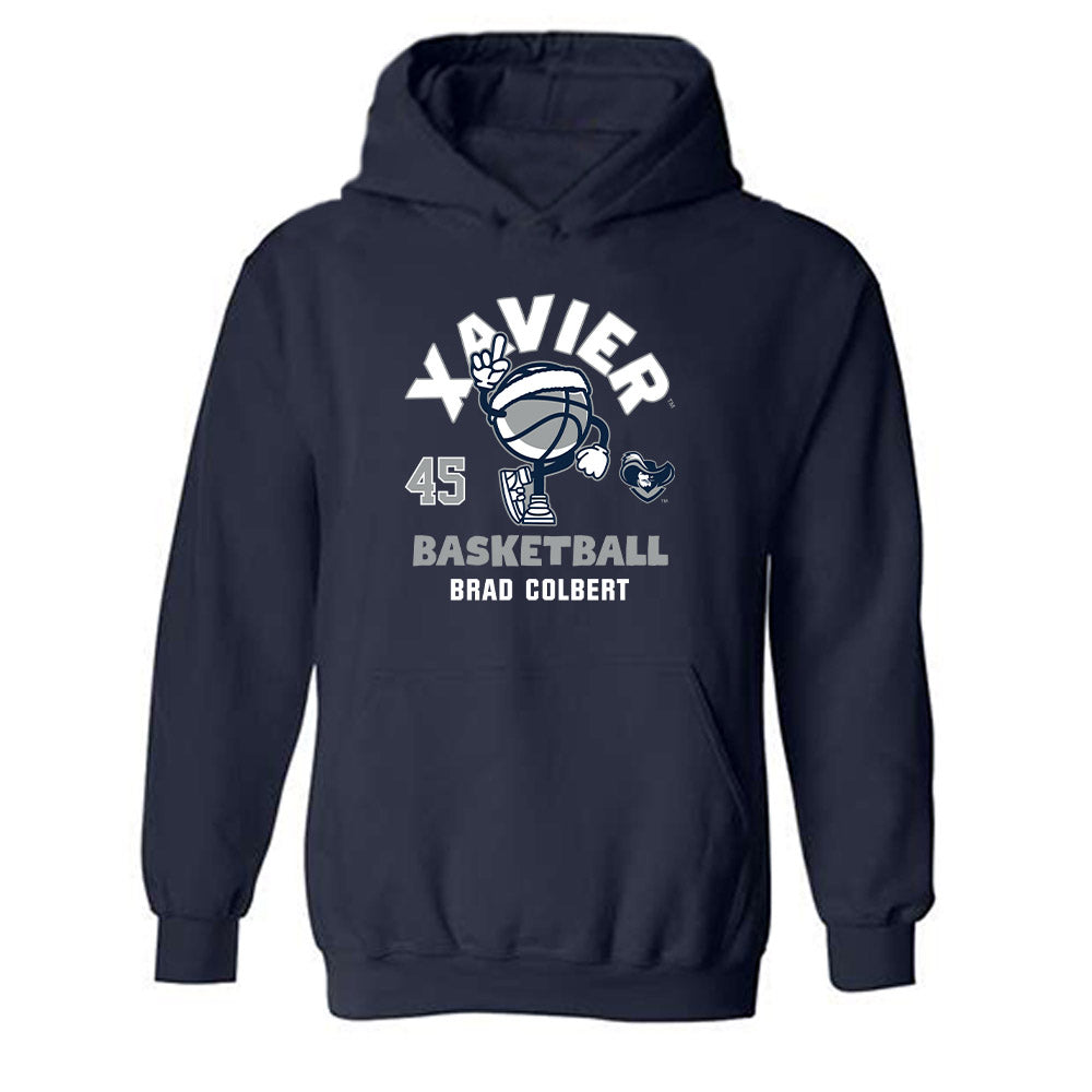 Xavier - NCAA Men's Basketball : Brad Colbert - Hooded Sweatshirt Fashion Shersey