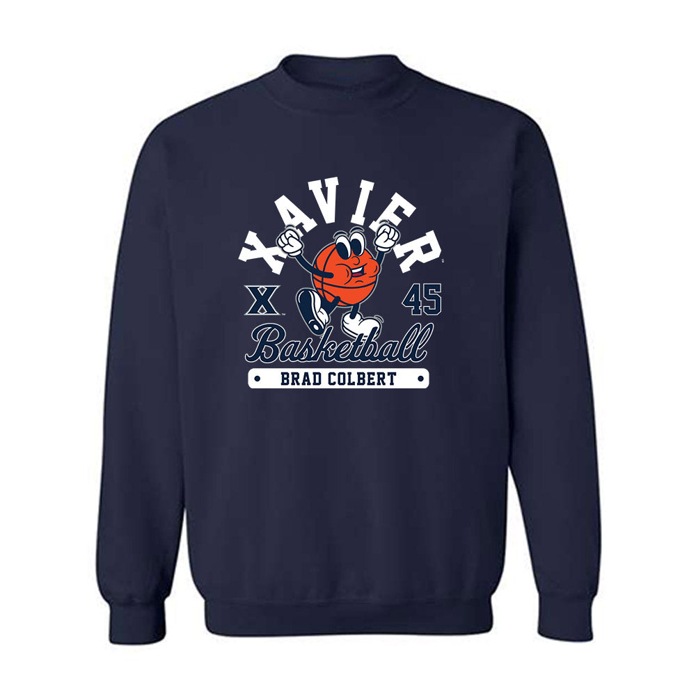 Xavier - NCAA Men's Basketball : Brad Colbert - Crewneck Sweatshirt Fashion Shersey