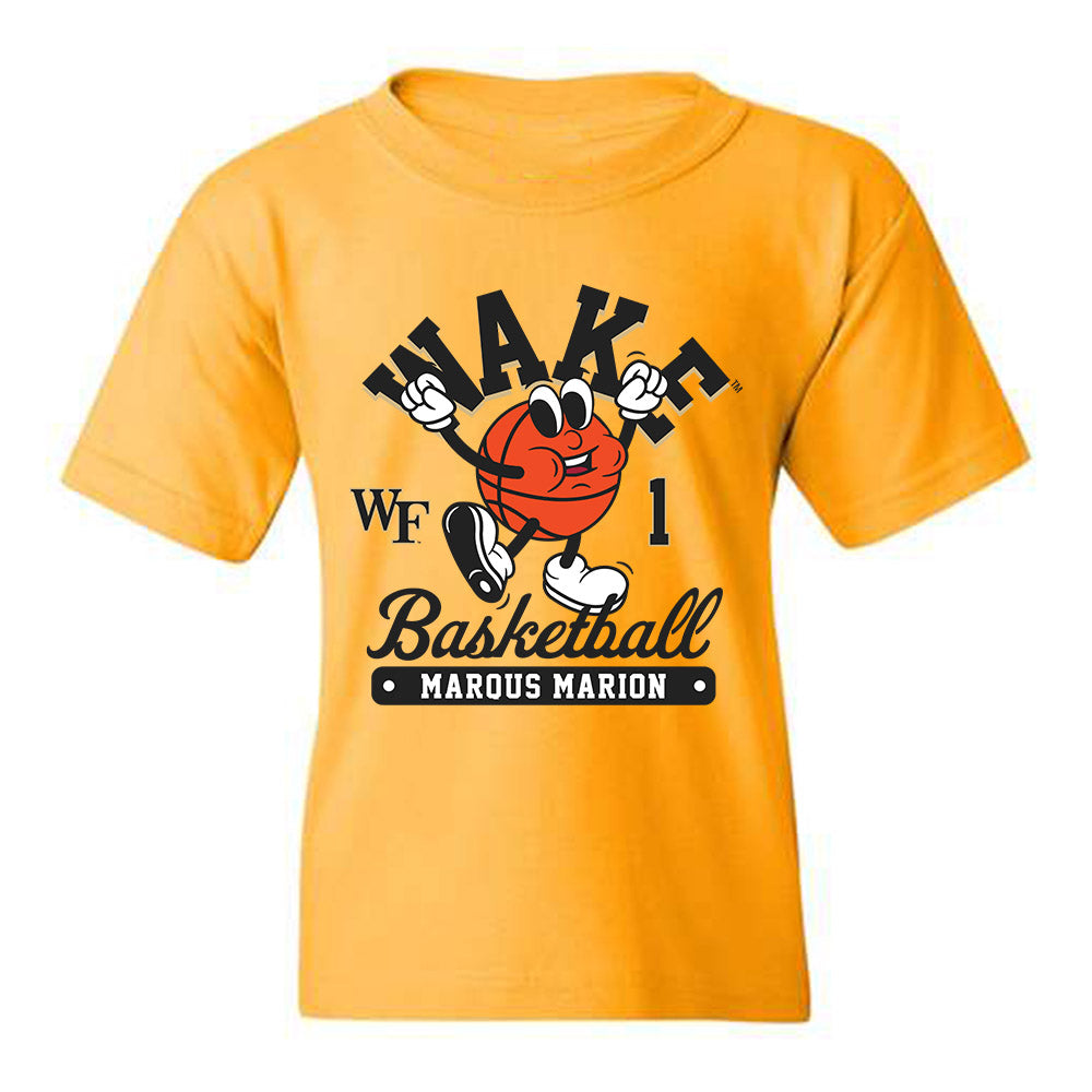 Wake Forest - NCAA Men's Basketball : Marqus Marion - Youth T-Shirt Fashion Shersey