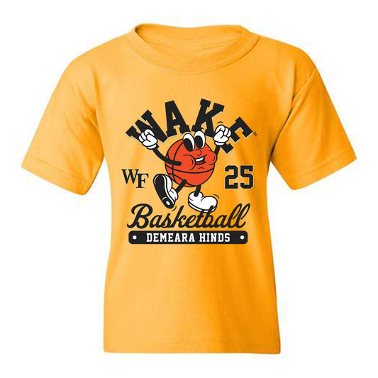 Wake Forest - NCAA Women's Basketball : Demeara Hinds - Youth T-Shirt Fashion Shersey