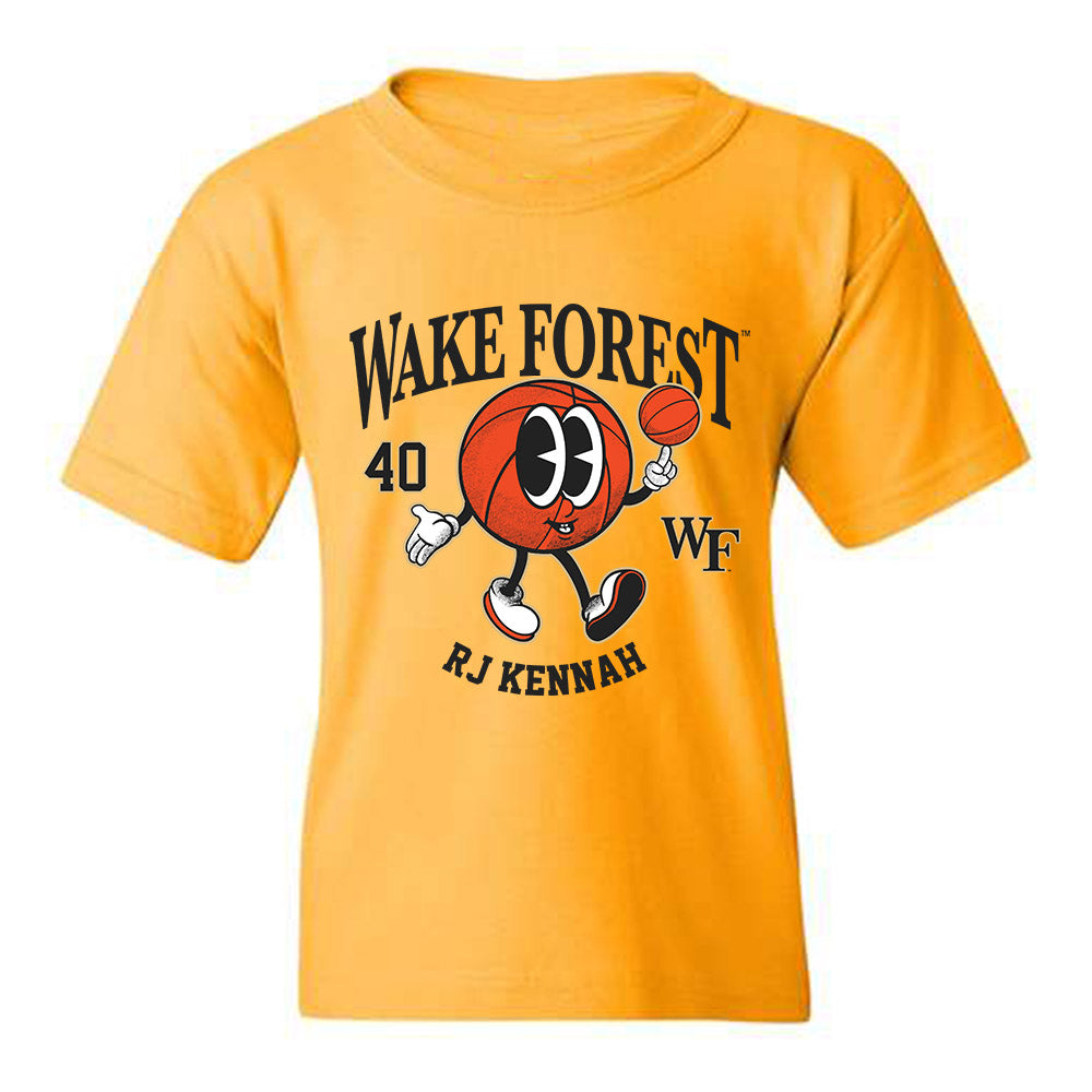 Wake Forest - NCAA Men's Basketball : Rj Kennah - Youth T-Shirt Fashion Shersey