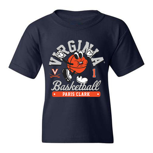 Virginia - NCAA Women's Basketball : Paris Clark - Youth T-Shirt Fashion Shersey