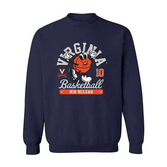 Virginia - NCAA Women's Basketball : Mir McLean - Crewneck Sweatshirt Fashion Shersey