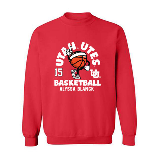 Utah - NCAA Women's Basketball : Alyssa Blanck - Crewneck Sweatshirt Fashion Shersey