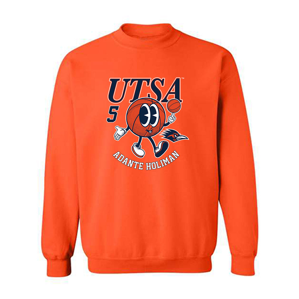 UTSA - NCAA Men's Basketball : Adante Holiman - Crewneck Sweatshirt Fashion Shersey