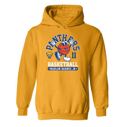 Pittsburgh - NCAA Men's Basketball : Marlon Barnes Jr - Hooded Sweatshirt Fashion Shersey