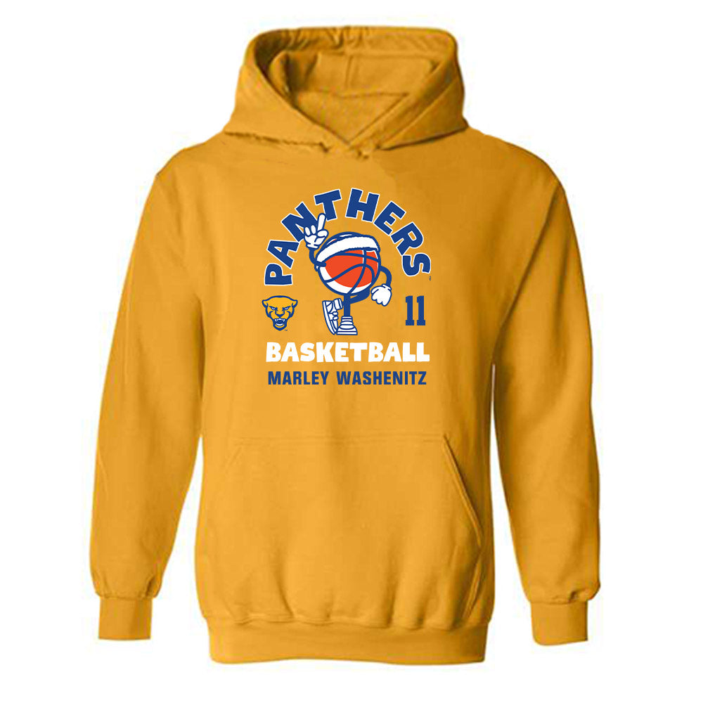 Pittsburgh - NCAA Women's Basketball : Marley Washenitz - Hooded Sweatshirt Fashion Shersey