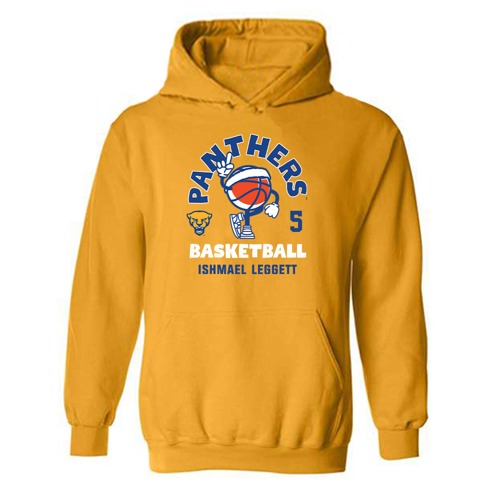 Pittsburgh - NCAA Men's Basketball : Ishmael Leggett - Hooded Sweatshirt Fashion Shersey