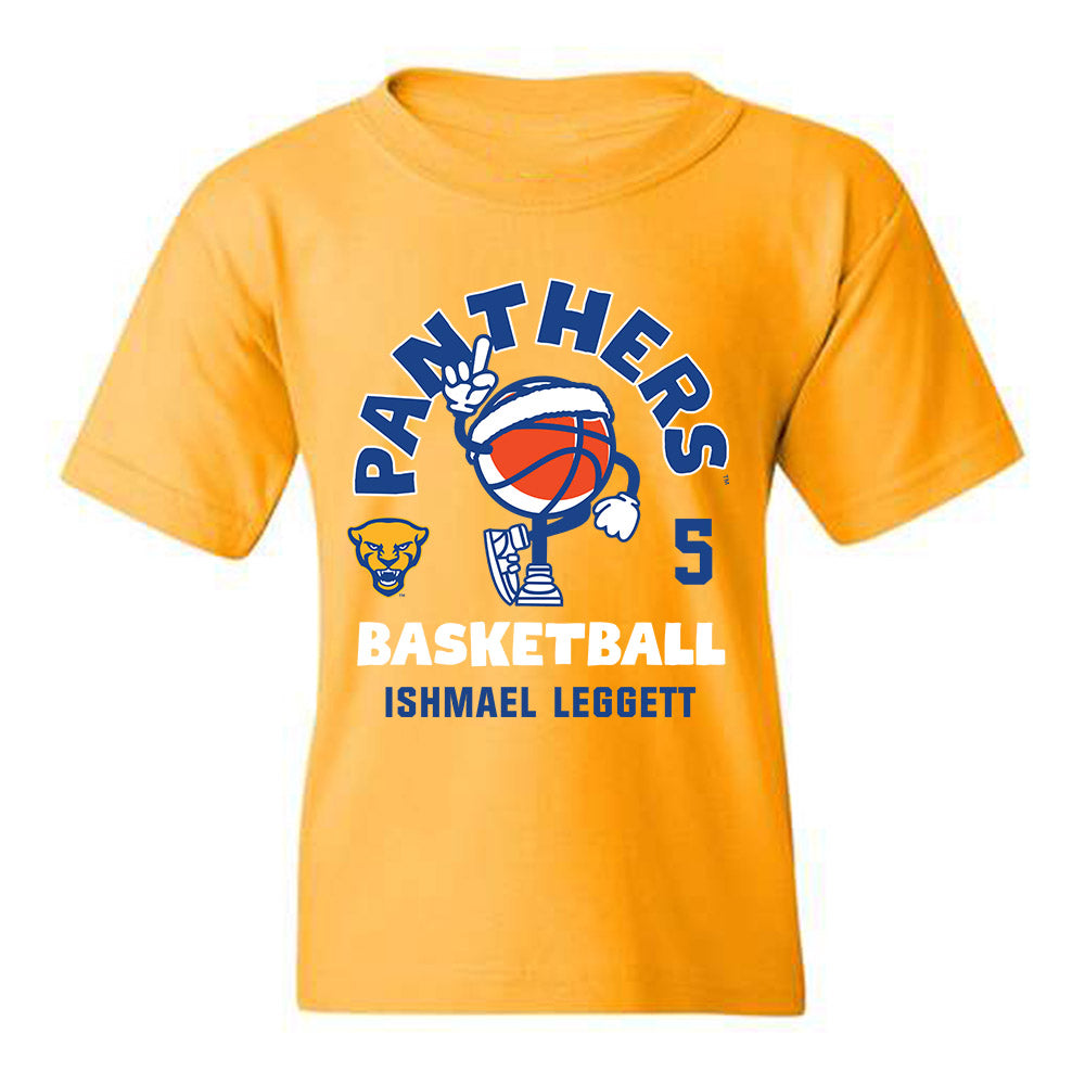 Pittsburgh - NCAA Men's Basketball : Ishmael Leggett - Youth T-Shirt Fashion Shersey