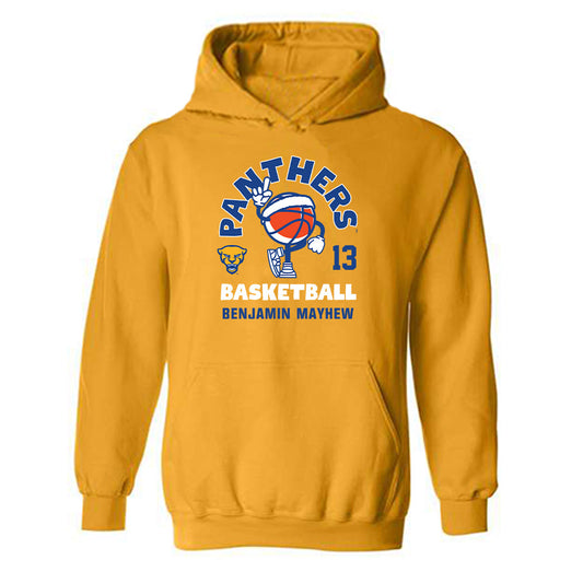 Pittsburgh - NCAA Men's Basketball : Benjamin Mayhew - Hooded Sweatshirt Fashion Shersey