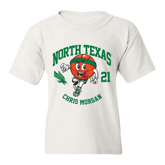 North Texas - NCAA Men's Basketball : Chris Morgan - Youth T-Shirt Fashion Shersey