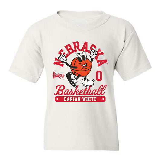 Nebraska - NCAA Women's Basketball : Darian White - Youth T-Shirt Fashion Shersey