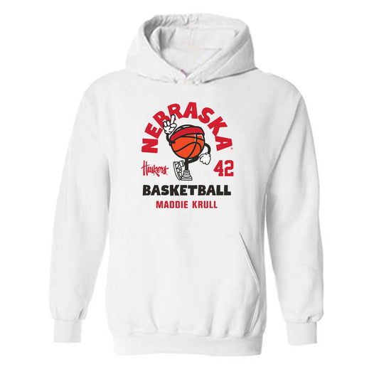Nebraska - NCAA Women's Basketball : Maddie Krull - Hooded Sweatshirt Fashion Shersey