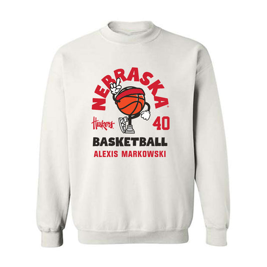 Nebraska - NCAA Women's Basketball : Alexis Markowski - Crewneck Sweatshirt Fashion Shersey