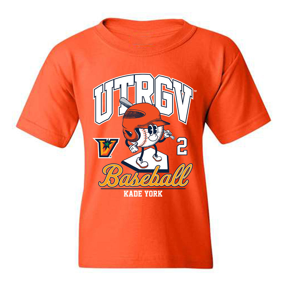 UTRGV - NCAA Baseball : Kade York - Youth T-Shirt Fashion Shersey