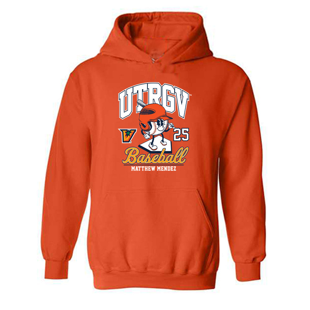 UTRGV - NCAA Baseball : Matthew Mendez - Hooded Sweatshirt Fashion Shersey