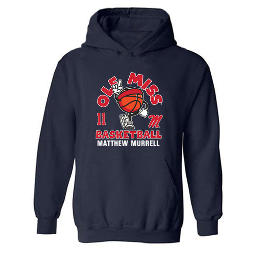 Ole Miss - NCAA Men's Basketball : Matthew Murrell - Hooded Sweatshirt Fashion Shersey