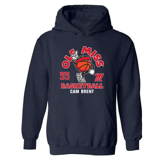 Ole Miss - NCAA Men's Basketball : Cam Brent - Hooded Sweatshirt Fashion Shersey