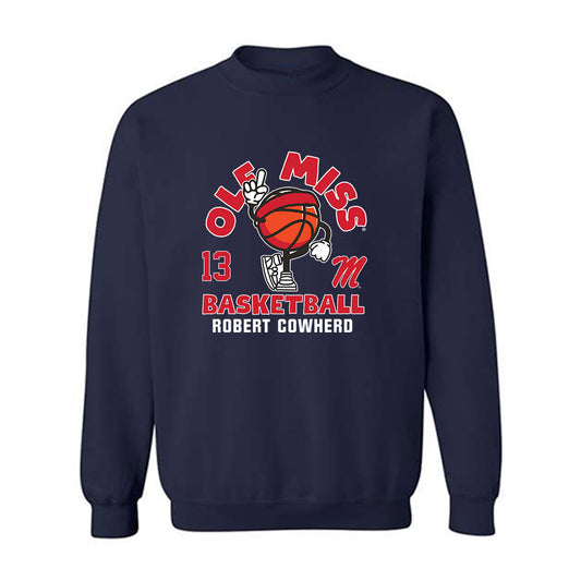 Ole Miss - NCAA Men's Basketball : Robert Cowherd - Crewneck Sweatshirt Fashion Shersey