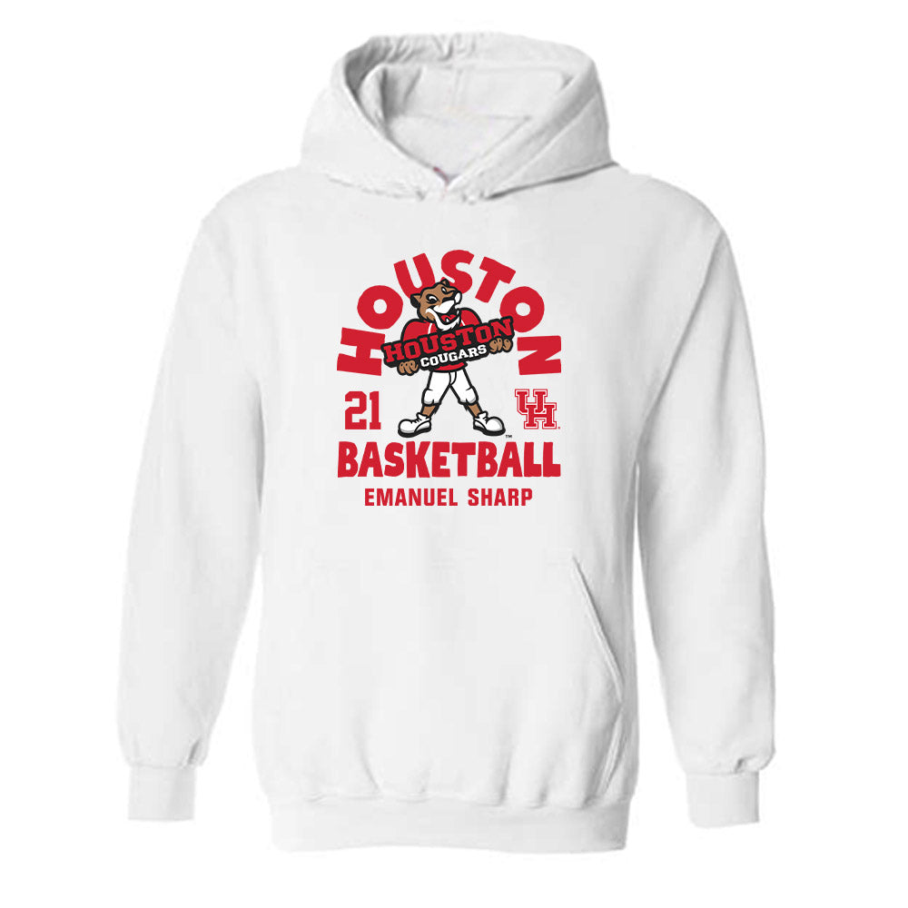 Houston - NCAA Men's Basketball : Emanuel Sharp - Hooded Sweatshirt Fashion Shersey