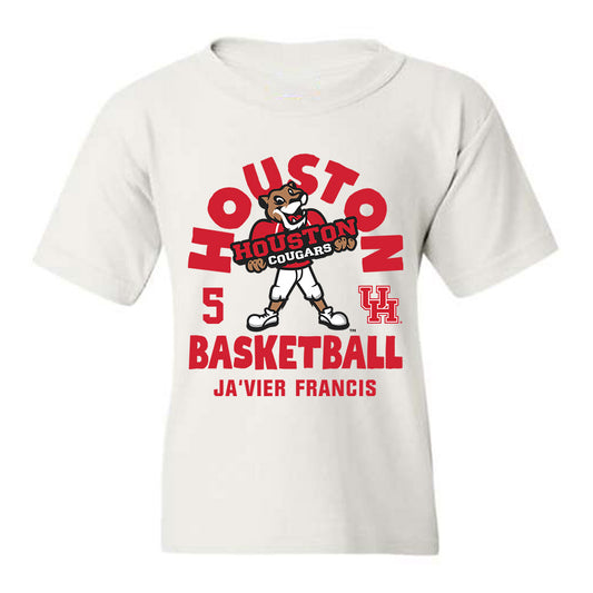 Houston - NCAA Men's Basketball : Ja'Vier Francis - Youth T-Shirt Fashion Shersey
