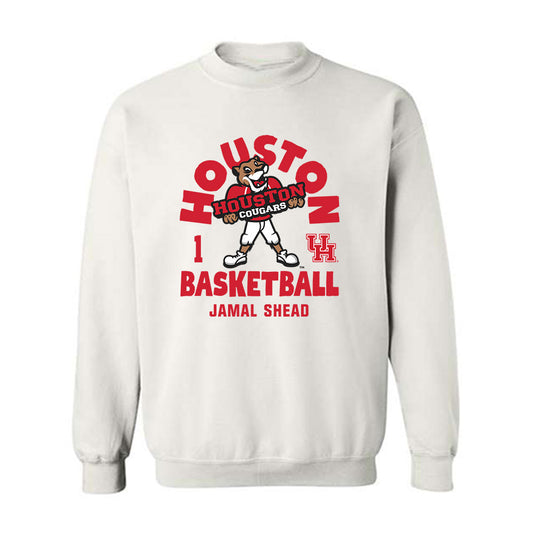 Houston - NCAA Men's Basketball : Jamal Shead - Crewneck Sweatshirt Fashion Shersey