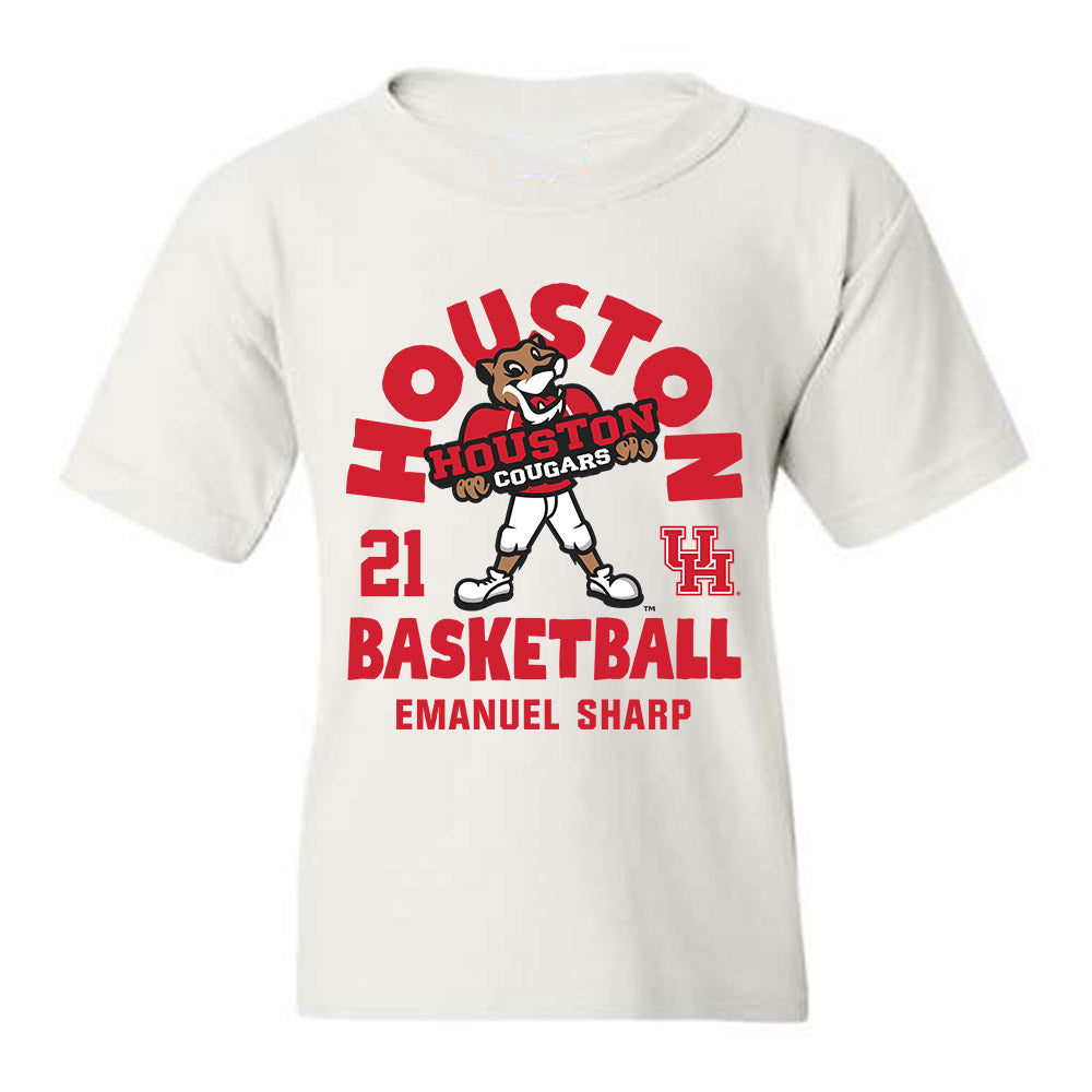 Houston - NCAA Men's Basketball : Emanuel Sharp - Youth T-Shirt Fashion Shersey