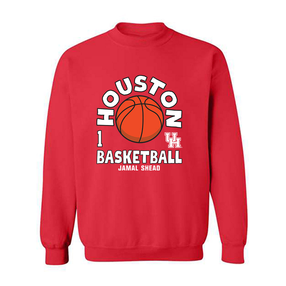 Houston - NCAA Men's Basketball : Jamal Shead - Crewneck Sweatshirt Fashion Shersey