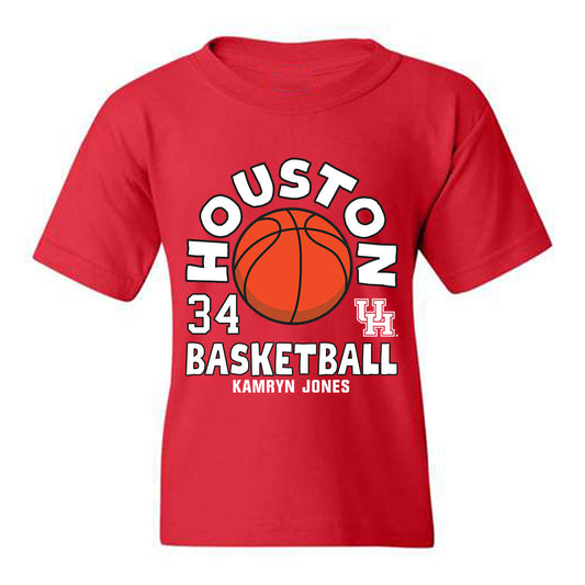 Houston - NCAA Women's Basketball : Kamryn Jones - Youth T-Shirt Fashion Shersey
