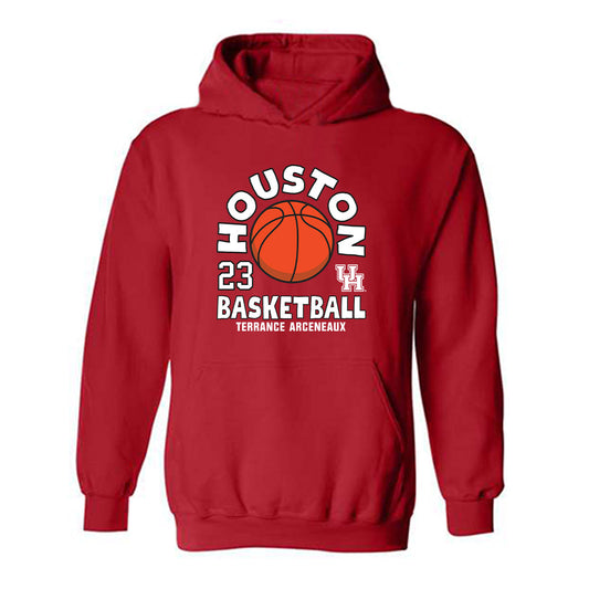 Houston - NCAA Men's Basketball : Terrance Arceneaux - Hooded Sweatshirt Fashion Shersey