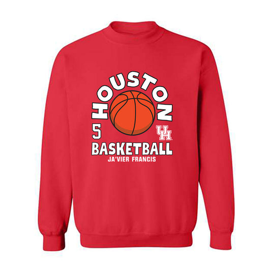 Houston - NCAA Men's Basketball : Ja'Vier Francis - Crewneck Sweatshirt Fashion Shersey