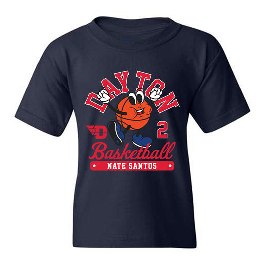 Dayton - NCAA Men's Basketball : Nate Santos - Youth T-Shirt Fashion Shersey