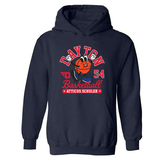 Dayton - NCAA Men's Basketball : Atticus Schuler - Hooded Sweatshirt Fashion Shersey