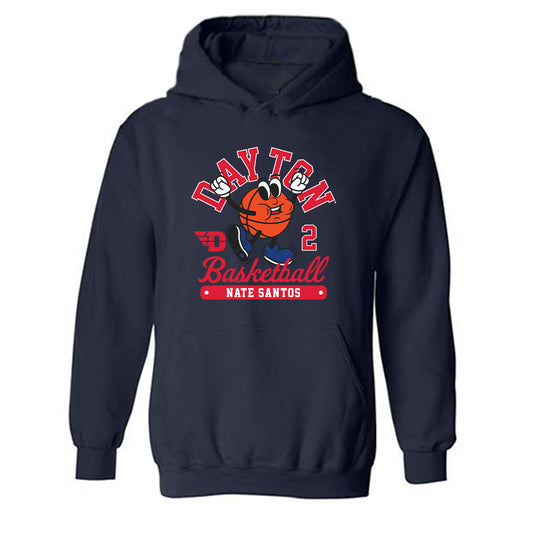 Dayton - NCAA Men's Basketball : Nate Santos - Hooded Sweatshirt Fashion Shersey
