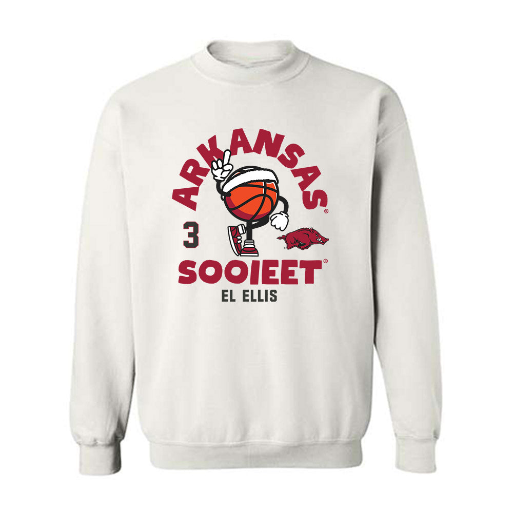 Arkansas - NCAA Men's Basketball : El Ellis - Crewneck Sweatshirt Fashion Shersey