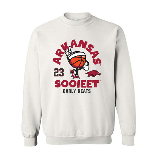 Arkansas - NCAA Women's Basketball : Carly Keats - Crewneck Sweatshirt Fashion Shersey