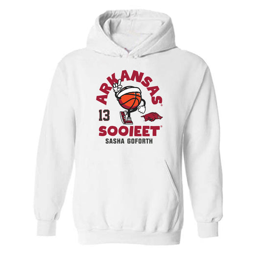 Arkansas - NCAA Women's Basketball : Sasha Goforth - Hooded Sweatshirt Fashion Shersey