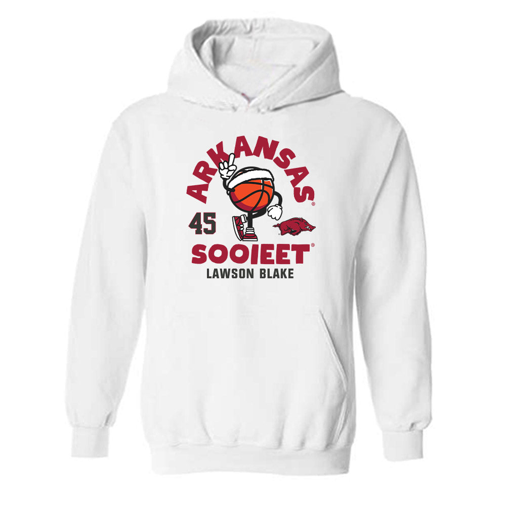 Arkansas - NCAA Men's Basketball : Lawson Blake - Hooded Sweatshirt Fashion Shersey